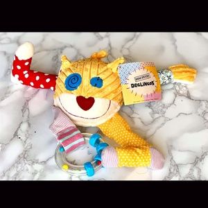 DEGLINGOS Ronronos The Cat Baby Rattle Toy (NEW)